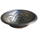 Copper Drop in Sink Oval Silver Infinity